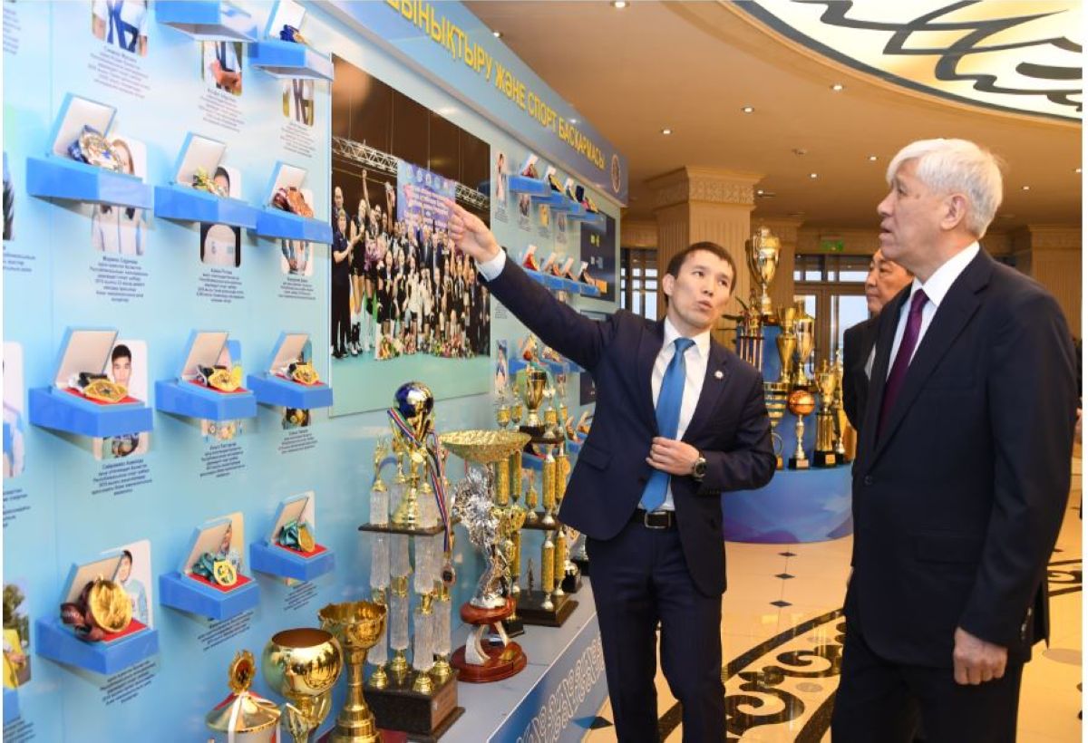 Спорт саңлақтарына құрмет көрсетілді