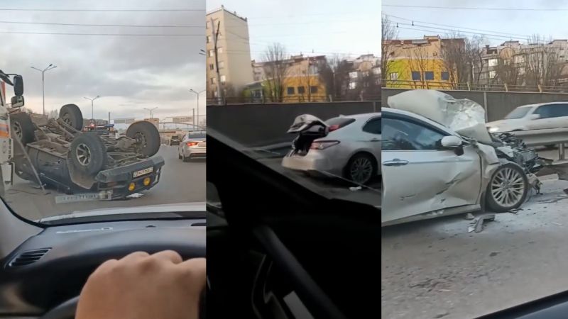 Алматыда жол апатынан 3 адам зардап шекті