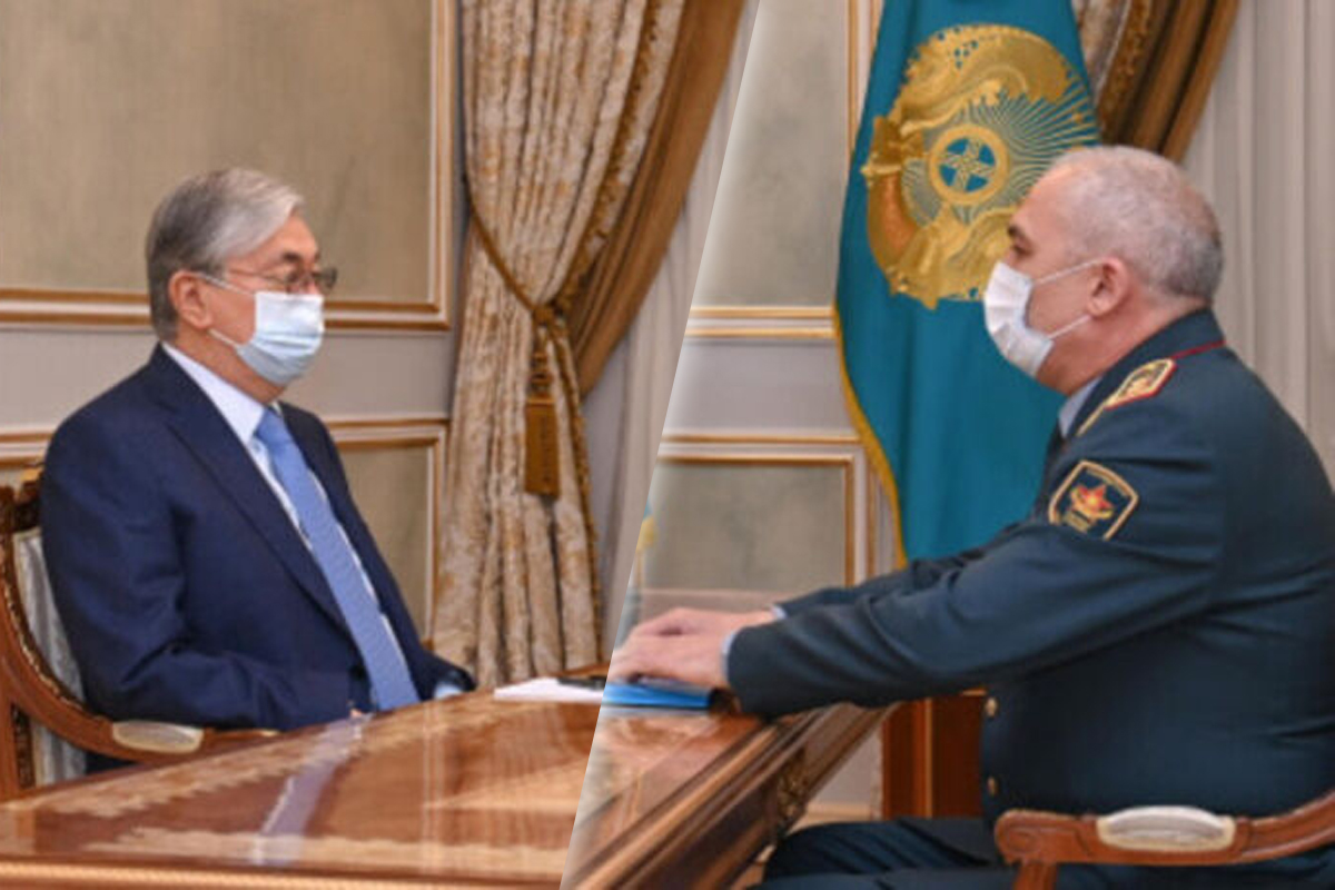 Қорғаныс министрі Мемлекет басшысына қолда бар қару-жарақ туралы есеп берді