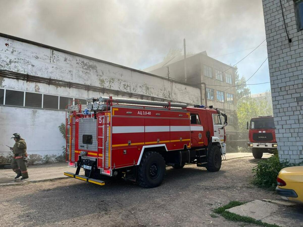 Зауыттан өрт шықты