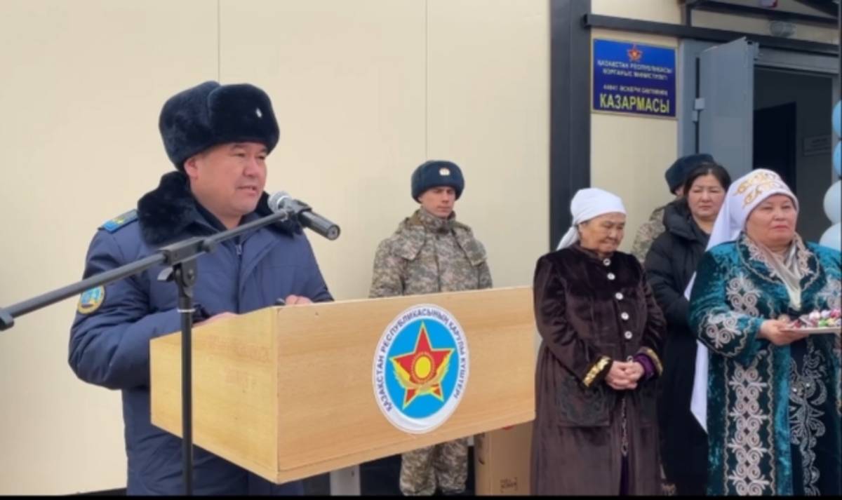 Приозерск гарнизонының әскери бөлімінде модульдік казармалық үй-жай ашылды