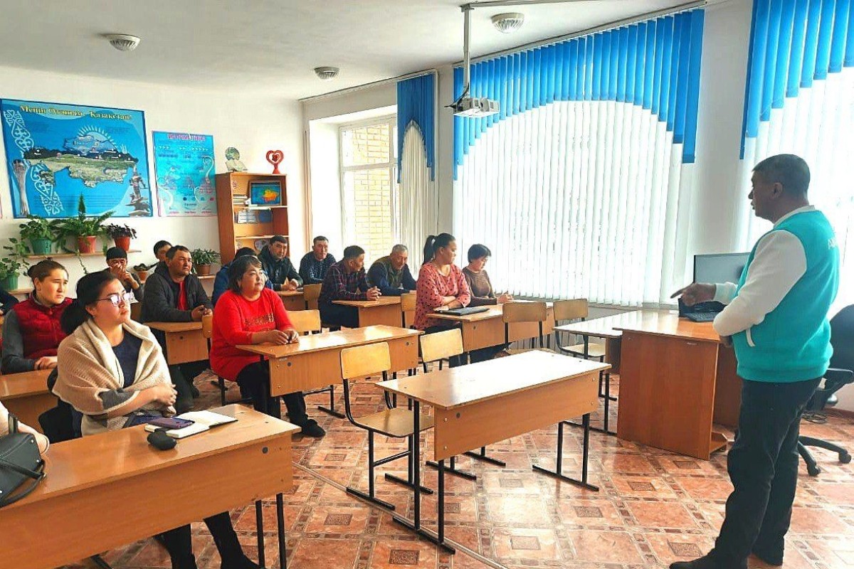 «AMANAT» партиясының кандидаты ауыл тұрғындарымен кездесті