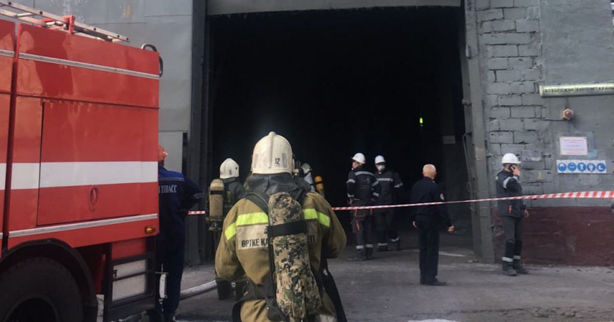 Ақсу зауытындағы өрттен зардап шеккен өрт сөндірушінің халі нашар