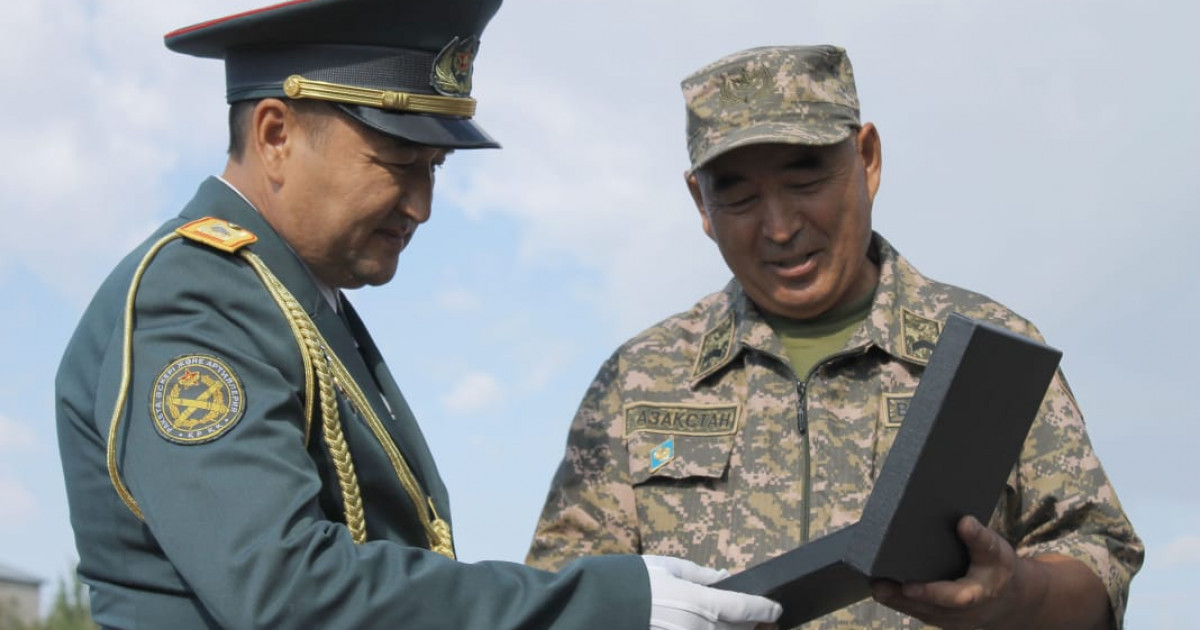 Майор Нұрзат Есмаханбетовтың еңбегін әскерилер жоғары бағалады