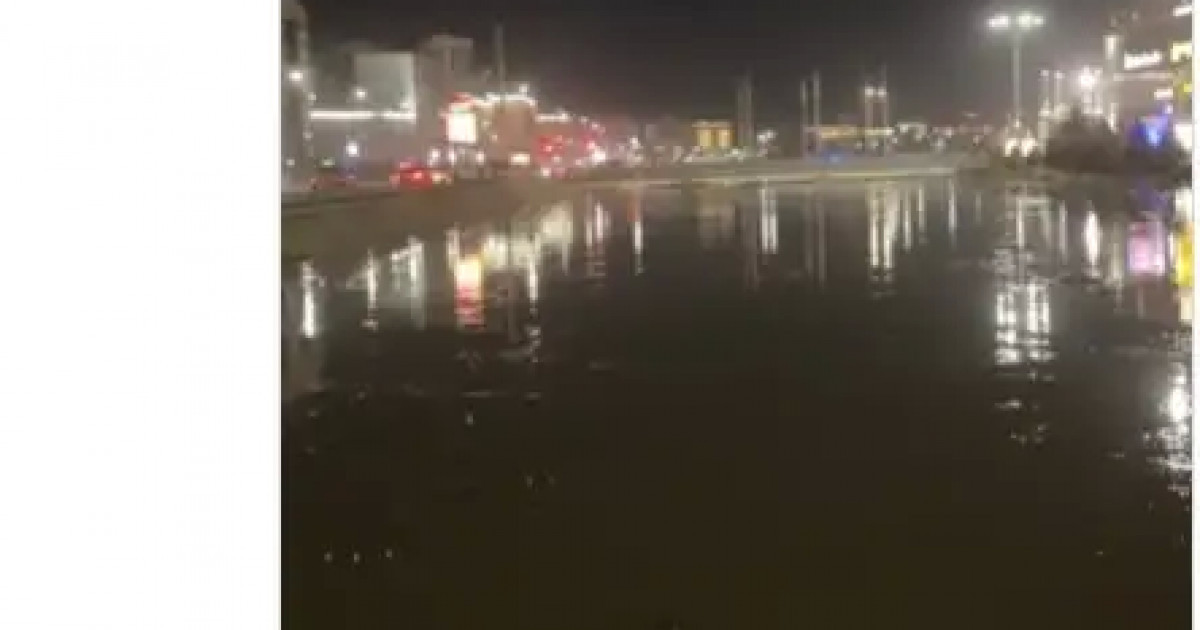 Ақтөбе қаласының орталығы арқылы өтетін Сазды өзені тағы көтерілді