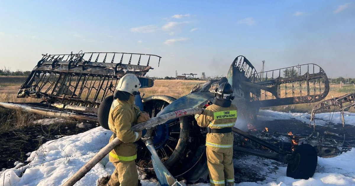 Ақмола облысында АН-2 ұшағы апатқа ұшырады