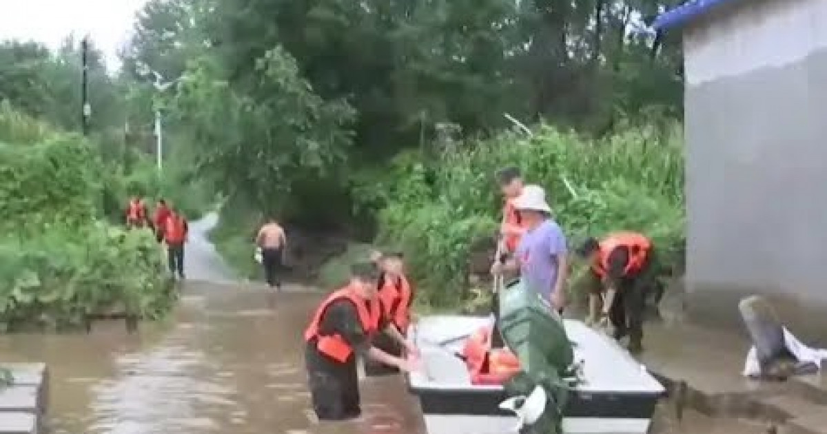 Қытайда бүтін бір қаланы су шайып кетті