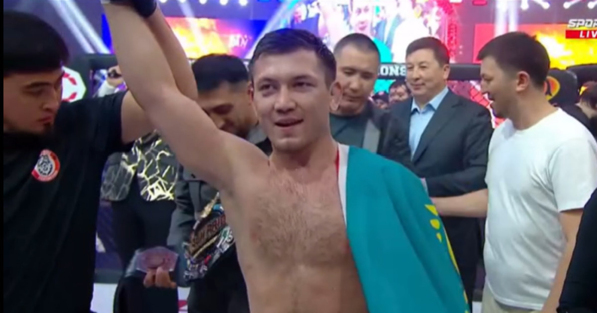 Қазақстандық файтер ресейлік спортшы Нурмагомедовті нокаутқа түсірді