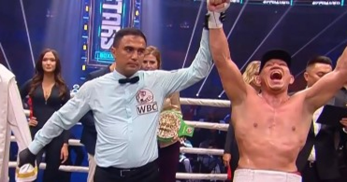 Қуат Хамитов бокстағы алғашқы жекпе-жегінде жеңіске жетті