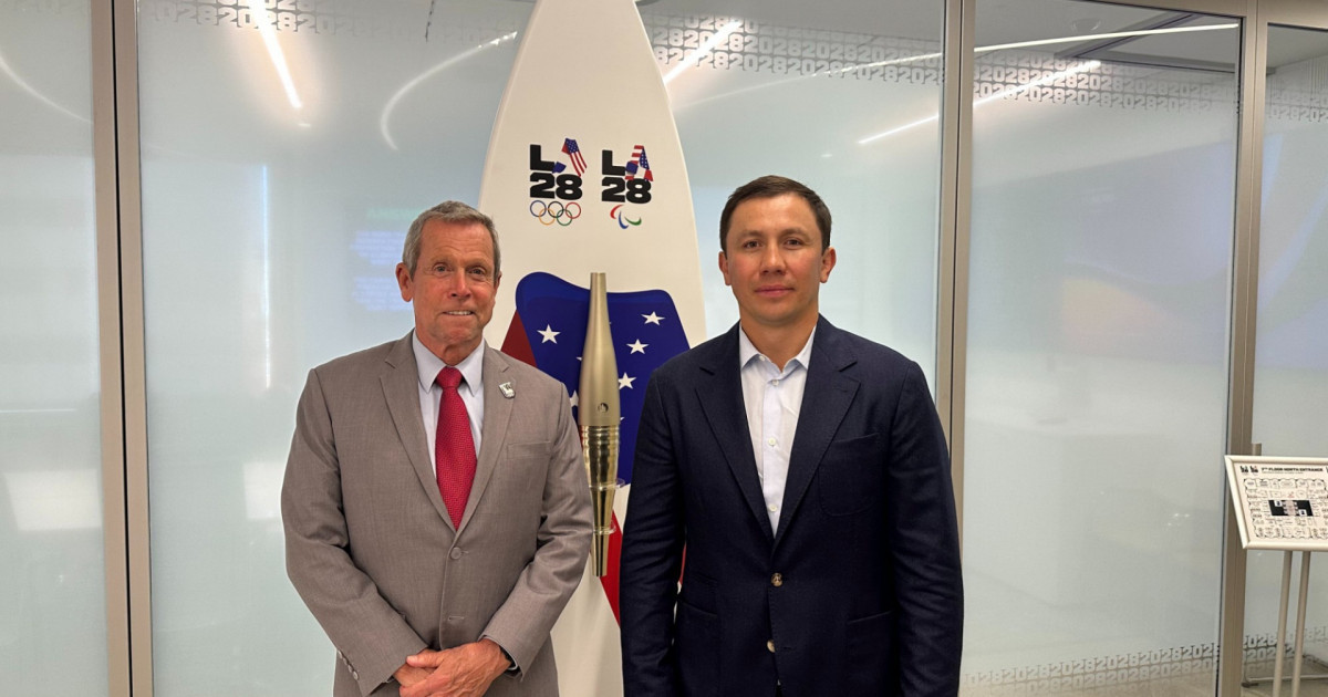 Геннадий Головкин 2028 жылғы Олимпиада ойындарының ұйымдастыру комитетіне барды