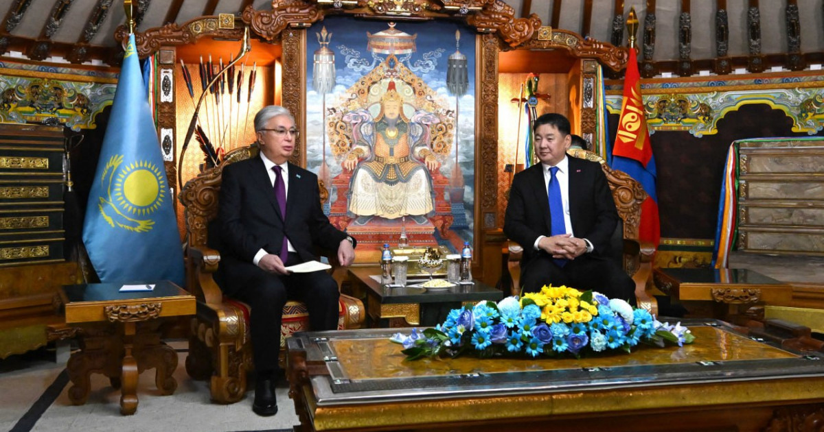Қазақстан мен Моңғолия президенттері шағын құрамда келіссөз жүргізді