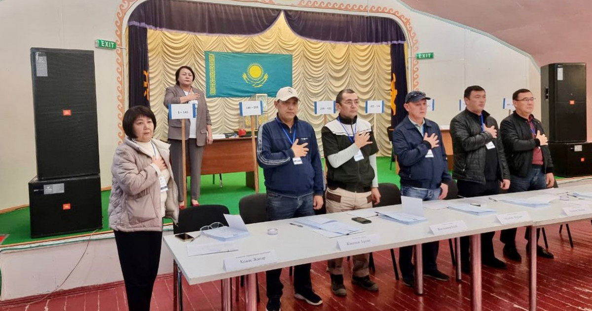 Қызылорда облысында 380 учаскеде дауыс беру жалғасып жатыр