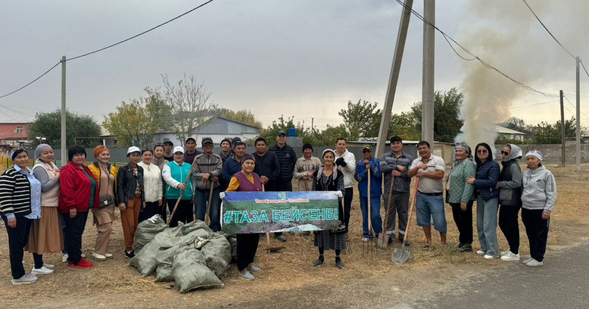 «Таза бейсенбі»: партия мүшелері 7 мың тоннадан астам қоқыс жинады