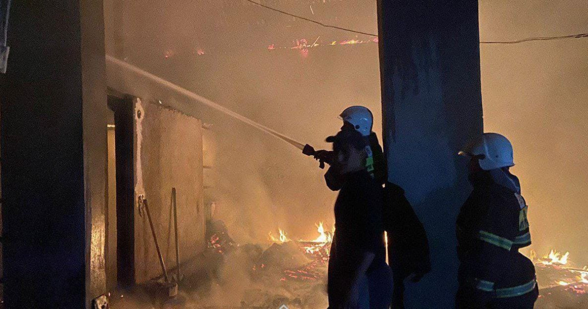 Түркістан облысында 3 тонна шөп өртеніп кетті