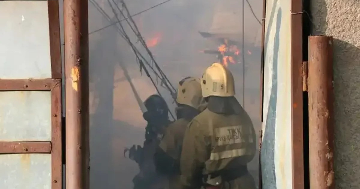 Алматы облысында монша өртке оранды