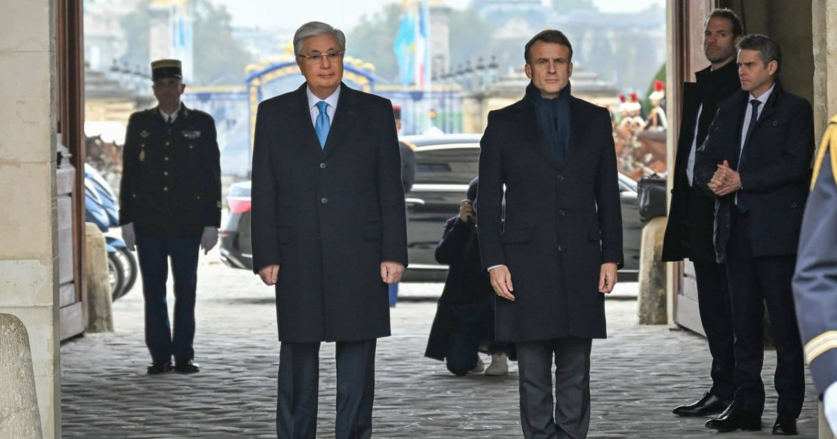 Францияда Қасым-Жомарт Тоқаевты салтанатты түрде қарсы алу рәсімі өтті