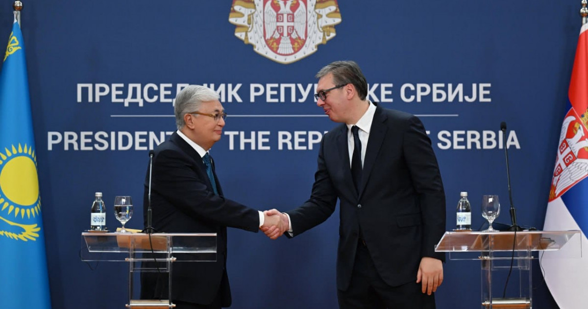 Қасым-Жомарт Тоқаев: Сербия – Қазақстанның Балқан түбегіндегі ниеттес әрі тілеулес сенімді серіктесі