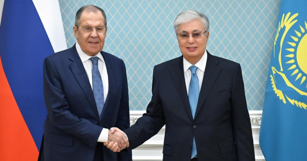Мемлекет басшысы Ресейдің Сыртқы істер министрі Сергей Лавровты қабылдады