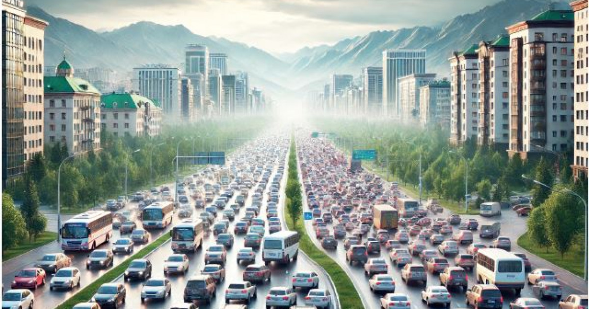 Шаһардағы кептеліс тұрғындарды қажытты