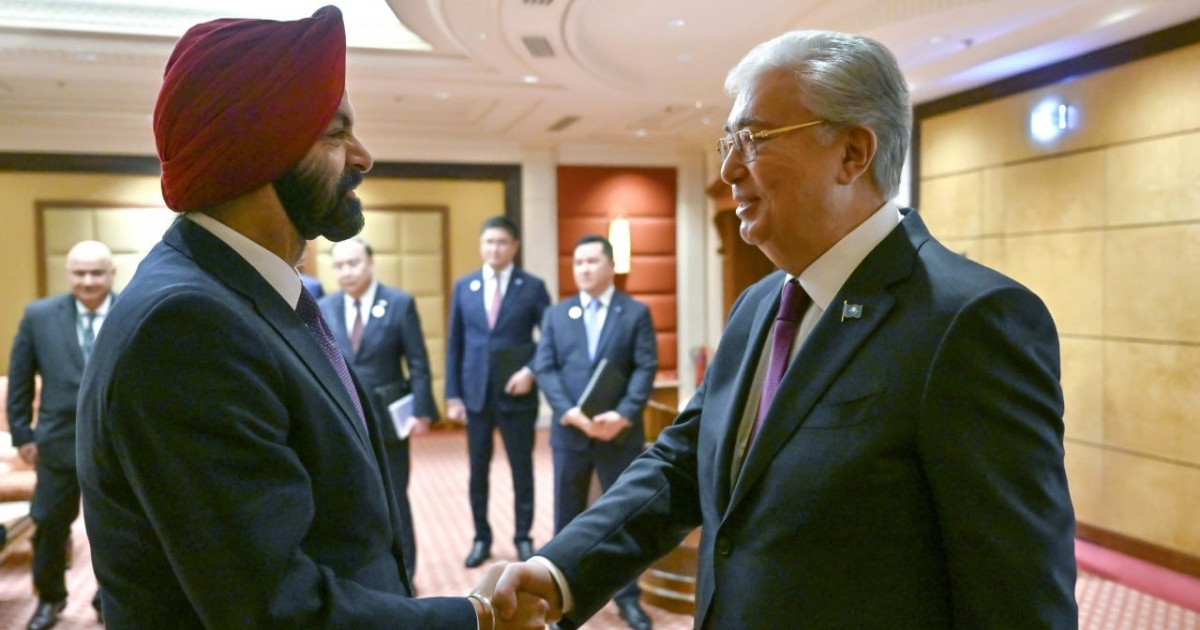 Мемлекет басшысы Дүниежүзілік банк тобының президенті Аджай Бангамен кездесті