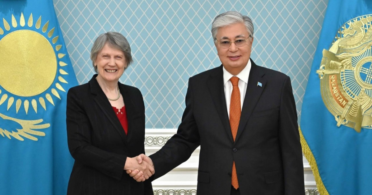 Мемлекет басшысы ӨСАБ төрағасы Хелен Кларкты қабылдады