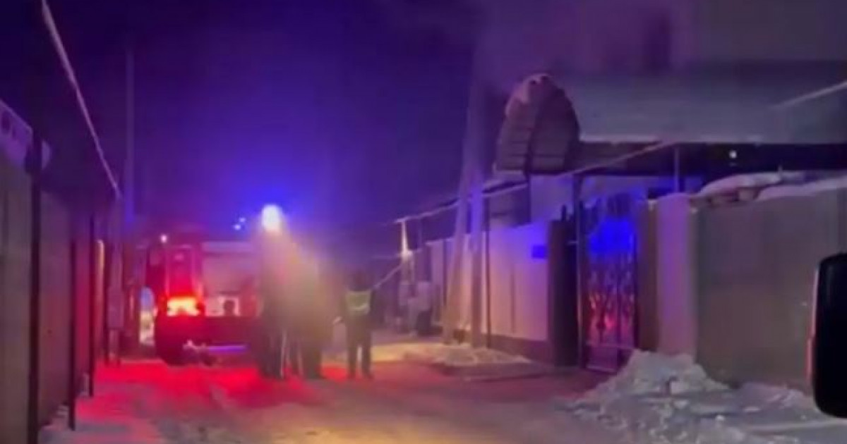 Шымкентте үй өртеніп, әйел көз жұмды