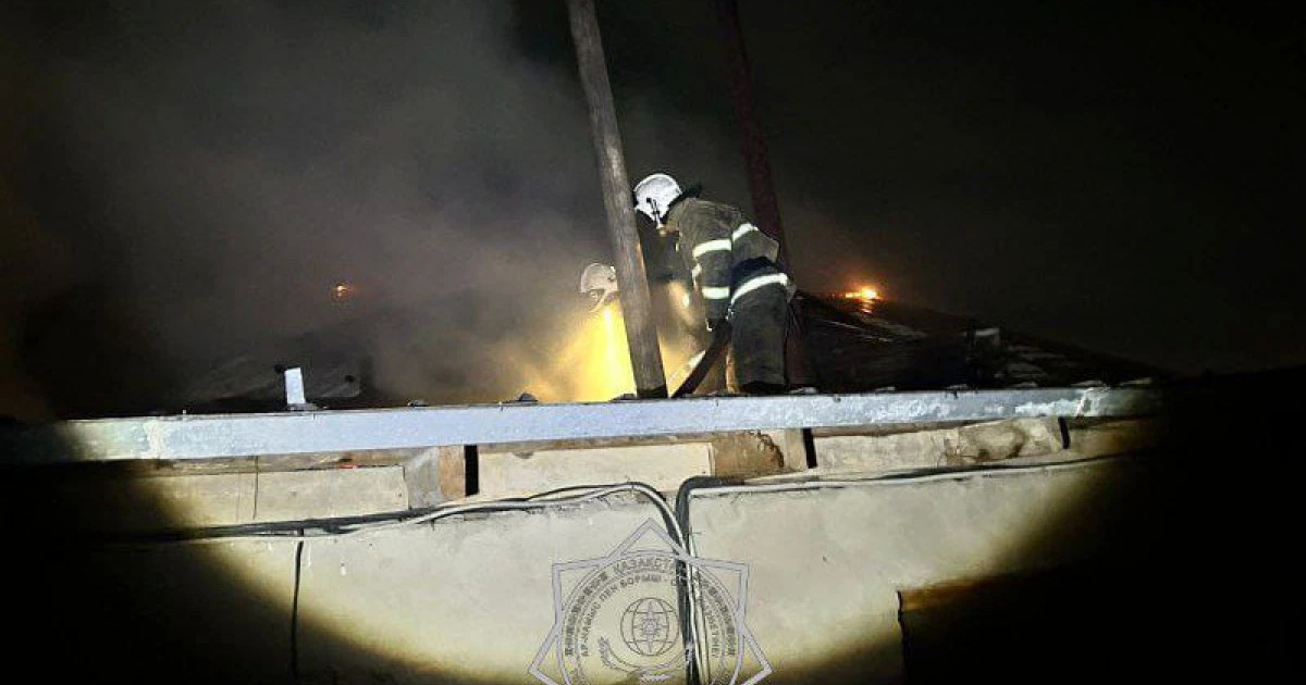 Жетісу облысында қоғамдық моншада өрт шықты