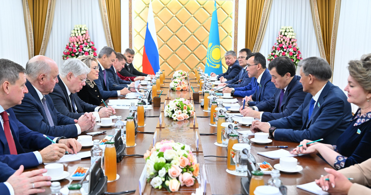 Сенат төрағасы Ресей Федералдық жиналысы Федерация кеңесінің төрағасымен кездесті