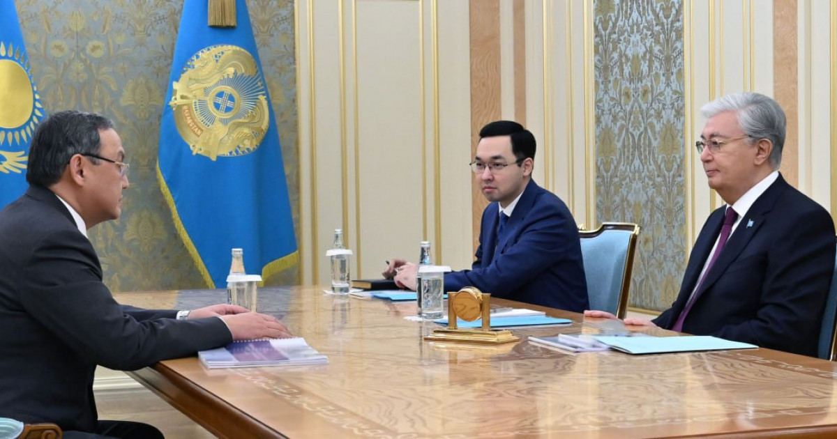 Тоқаев Ұлттық ғылым академиясының президенті Ақылбек Күрішбаевты қабылдады