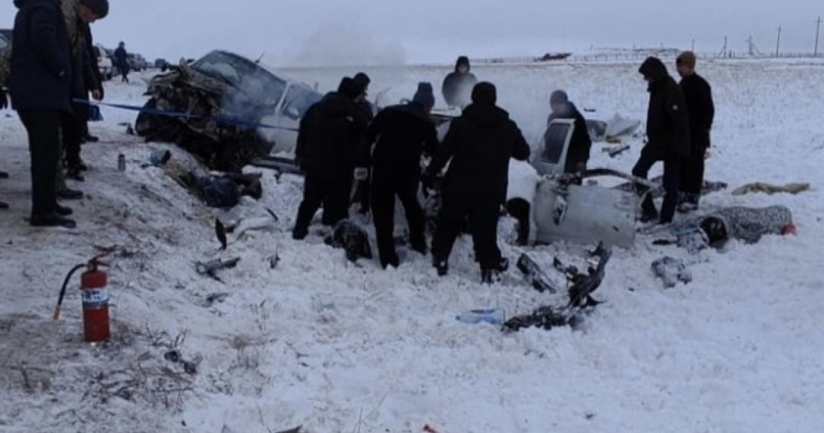 Ұлытауда жол апатынан үш адам қаза тапты