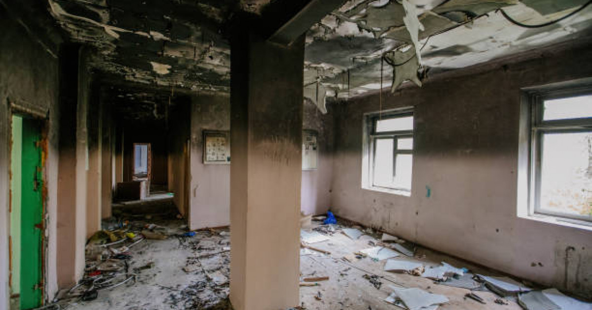 Үй өртеніп, 4 бала жетім қалды