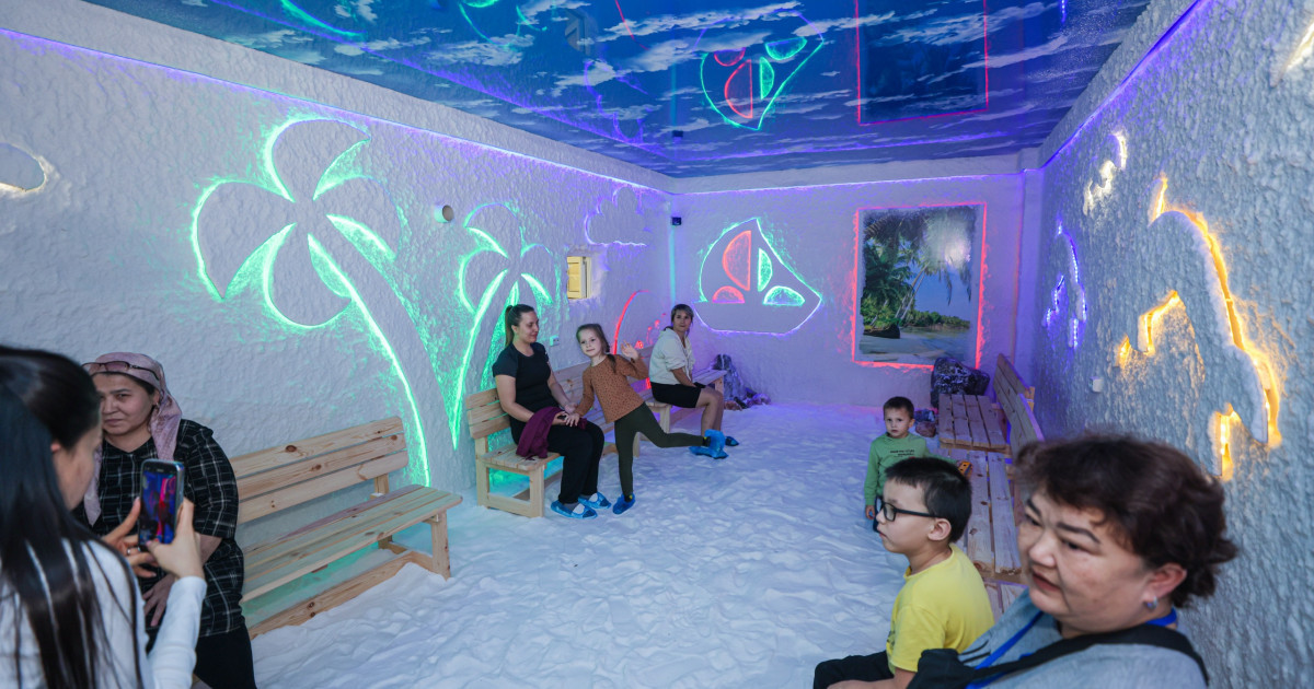 «AMANAT» партиясының мүшелері балаларға арналған спелеокамера ашты