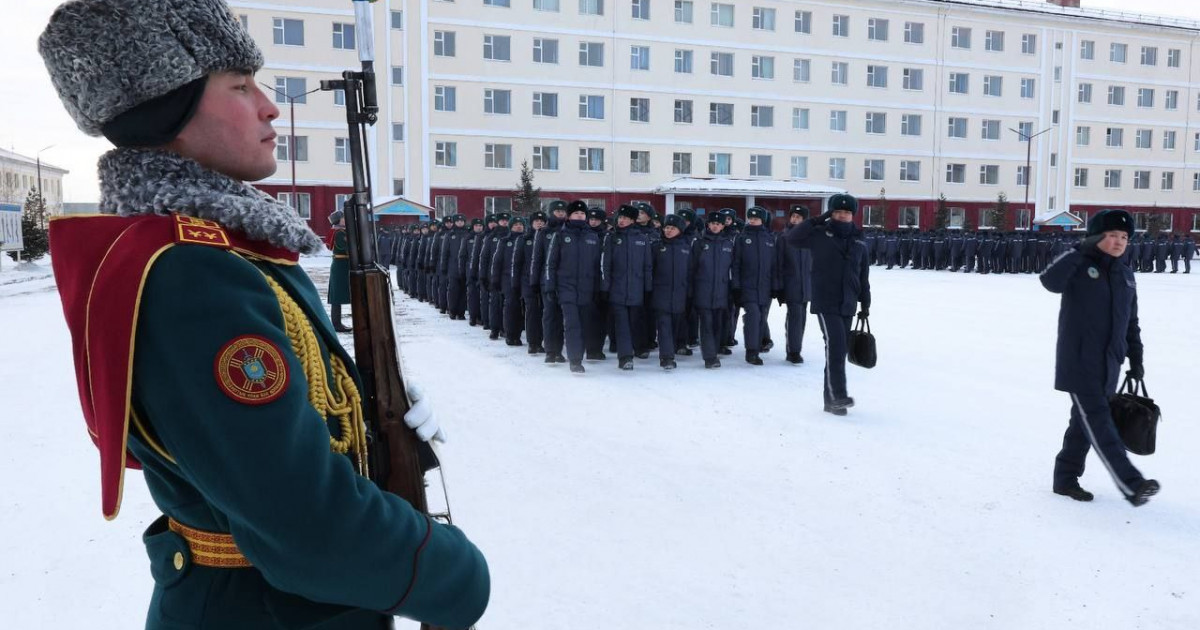 Астанада 700-ден астам Ұлттық ұлан сарбазы алғаш рет жауынгерлік қызметке кірісті