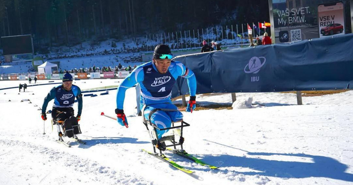 Ербол Хамитов пара биатлоннан әлем чемпионы атанды