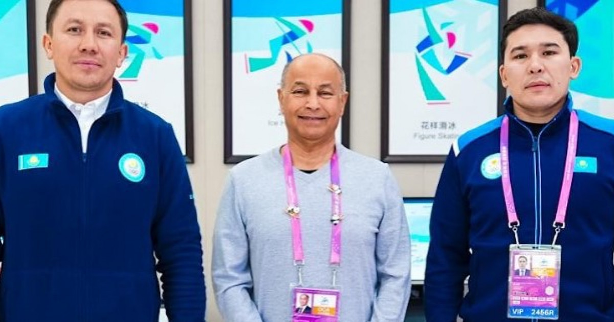 Геннадий Головкин мен Ербол Мырзабосынов Азия Олимпиадалық кеңесінің бас директорымен кездесті