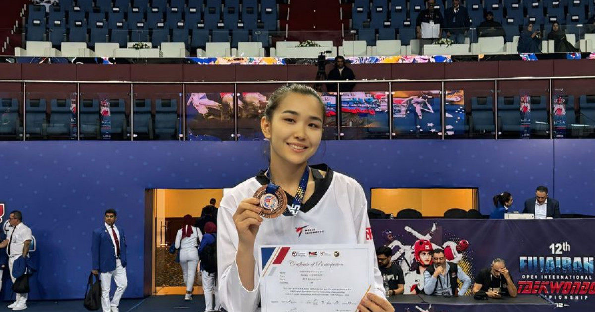 Қазақ қызы Біріккен Араб Әмірліктерінде өтіп жатқан жарыста жүлдегер атанды