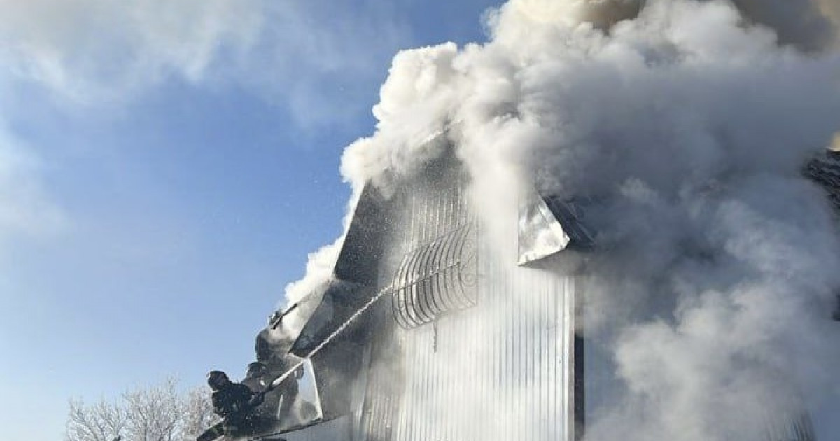 Қостанайда тұрғын үй өртенді