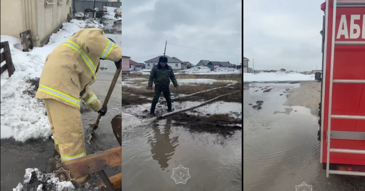 Ақмола облысында су тасқынына қарсы жұмыс жалғасып жатыр