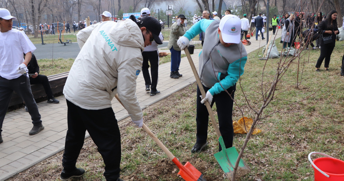 Алматыда Тазалық күні аясында ауқымды қалалық сенбілік өтті