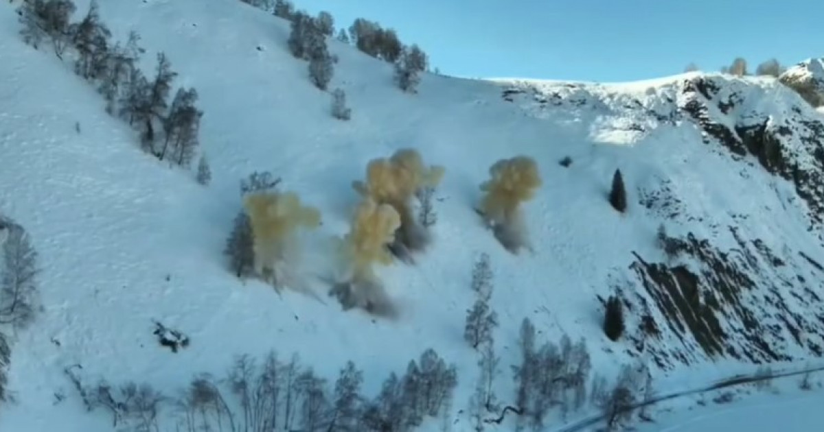 Бұқтырма өзенінде жарылыс жұмысы жүргізілді