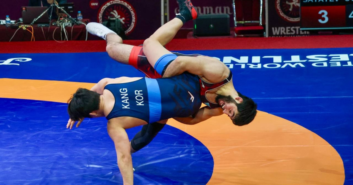 Грек-рим күресінен Азия чемпионаты: балуан Омар Сатаев финалға жолдама алды
