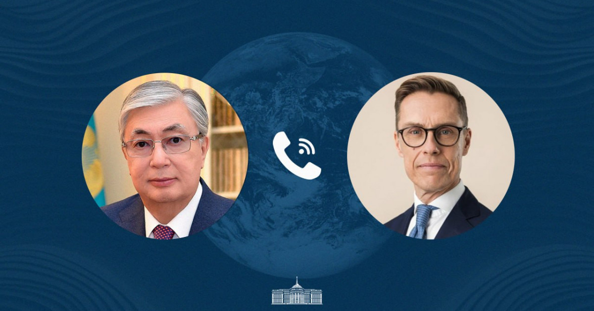 Қазақстан мен Финляндия президенттері телефон арқылы сөйлесті