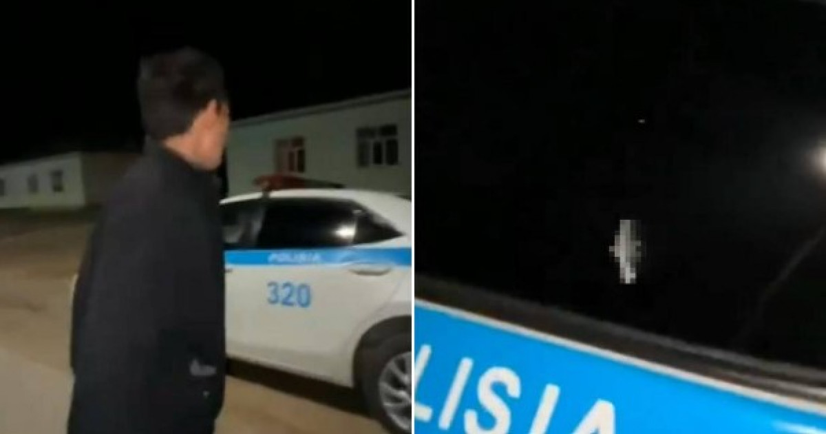 Қызылордада қызметтік көлікке түкірген жас бұзақылар жауапқа тартылды