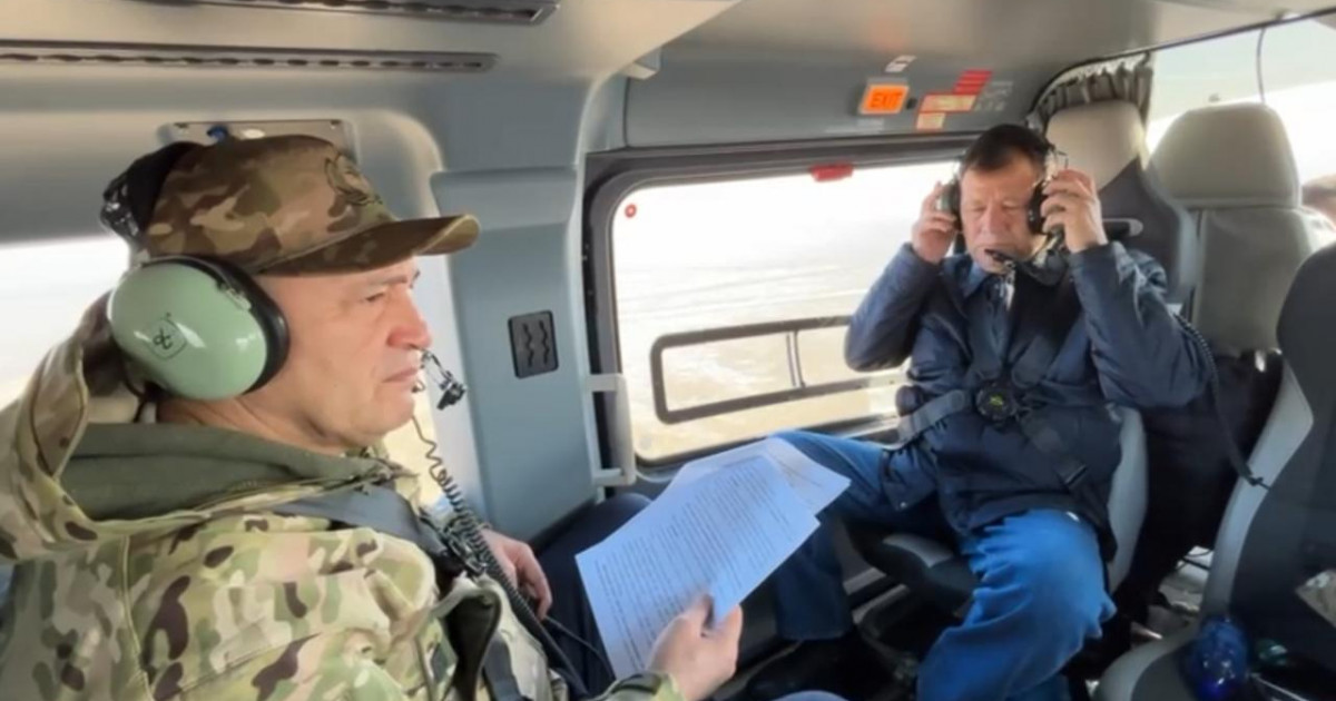 Премьер-Министрдің кеңесшісі Ералы Тоғжанов БҚО-ның  су тасқынына дайындығын тексерді