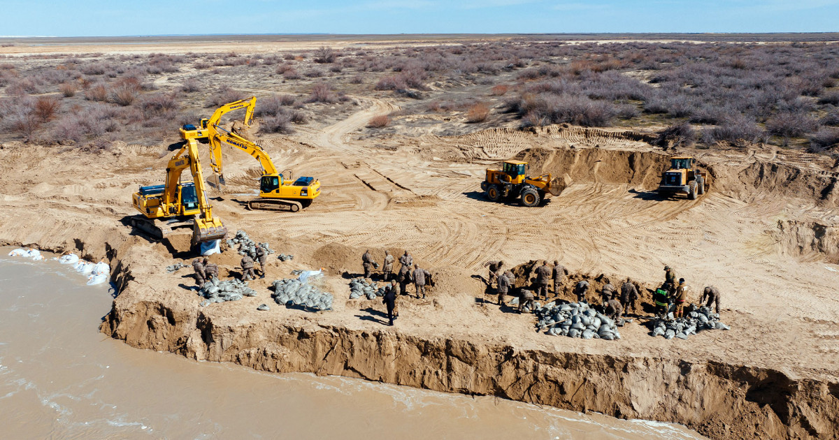 Су тасқыны: Атырау облысында Жем мен Ойыл өзендері қауіп төндіріп тұр