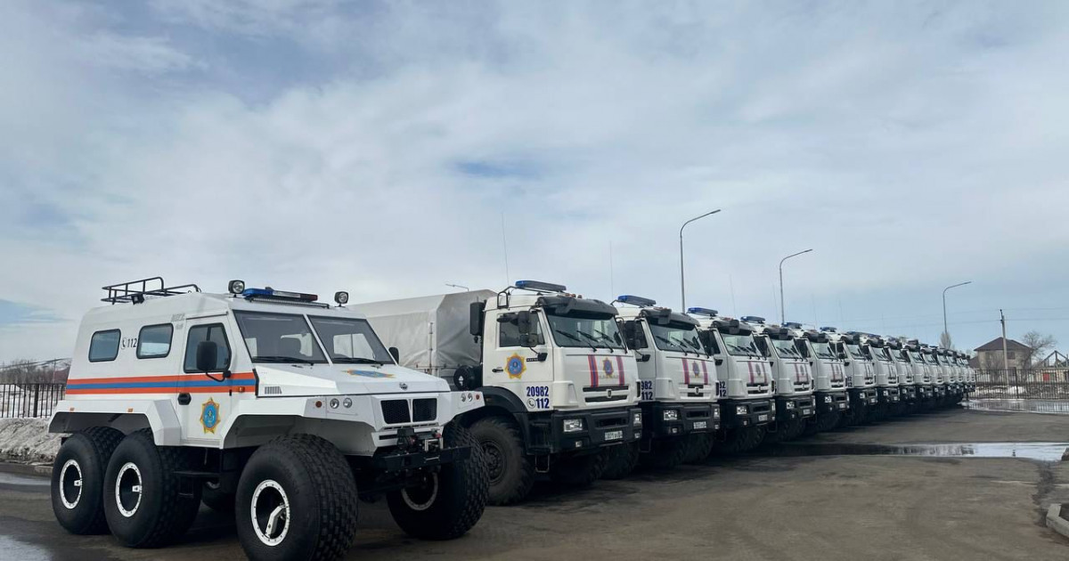 ТЖМ әскери қызметшілері су тасқынына қарсы жаңа арнайы техникамен жабдықталды