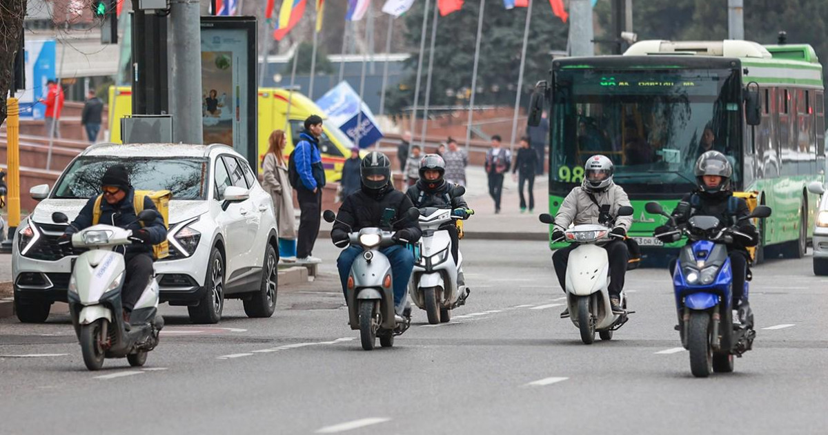 5 сәуірден бастап тіркеуден өтпеген мопедтермен жүруге тыйым салынады