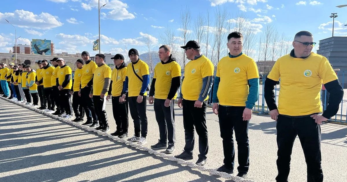 Арқан тартыстан Қазақстан рекорды орнатылды