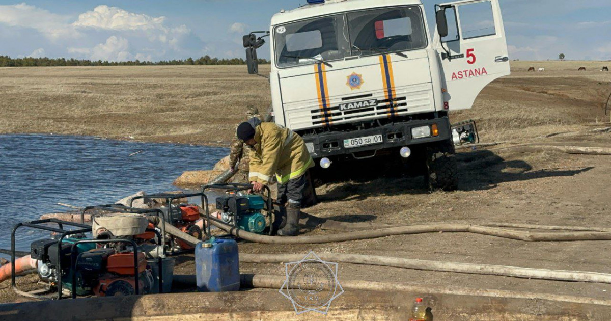 Құтқарушылар Ақмола облысындағы су тасқынын алдын алу жұмыстарын жүргізуде