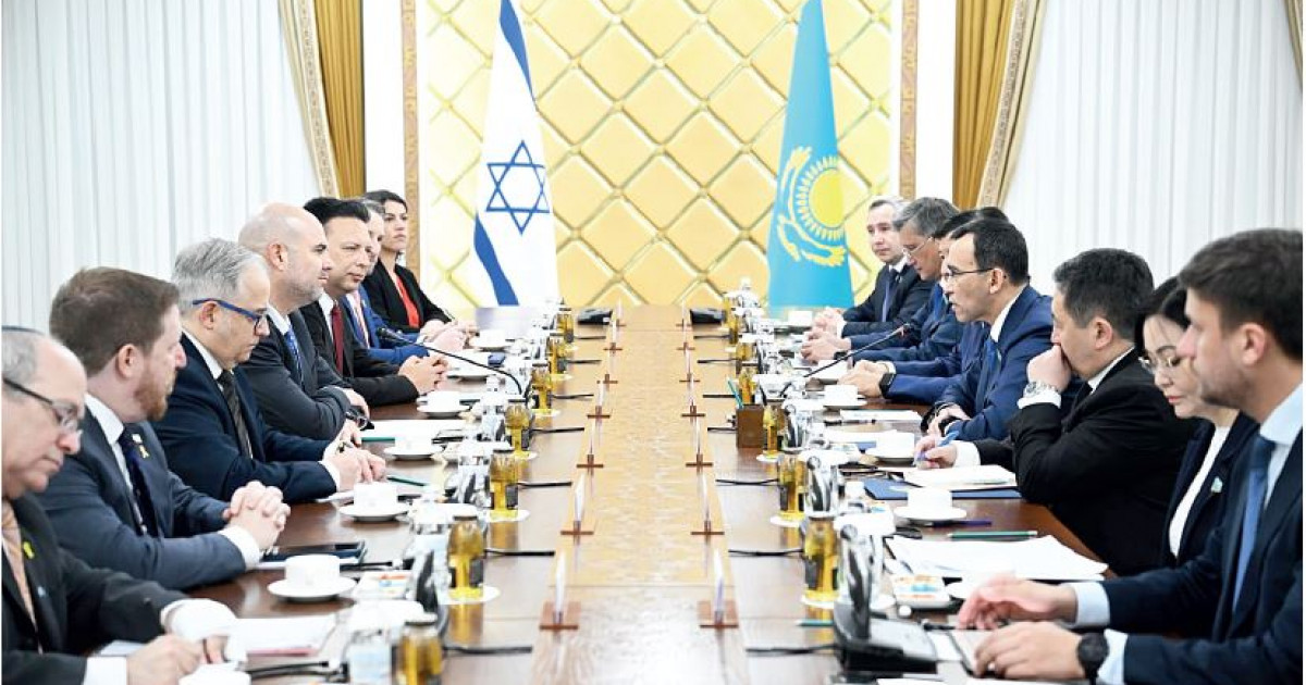 Мәулен Әшімбаев Израиль мемлекеті Кнессетінің Спикері Амир Оханамен кездесті